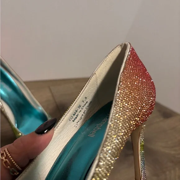 Jeffrey Campbell Rainbow Crystal Heels - Picture 3 of 15